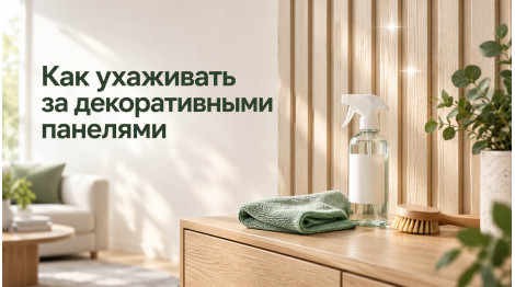 Как ухаживать за декоративными панелями