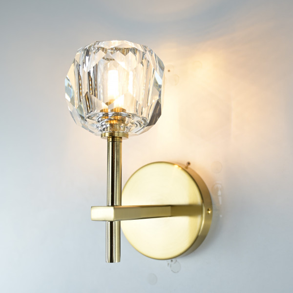 Бра Boule de Cristal Single Sconce Brass от ImperiumLoft