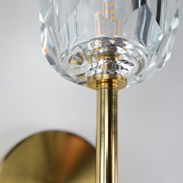 Бра Boule de Cristal Single Sconce Brass от ImperiumLoft