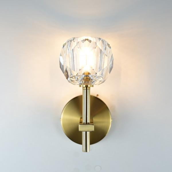 Бра Boule de Cristal Single Sconce Brass от ImperiumLoft