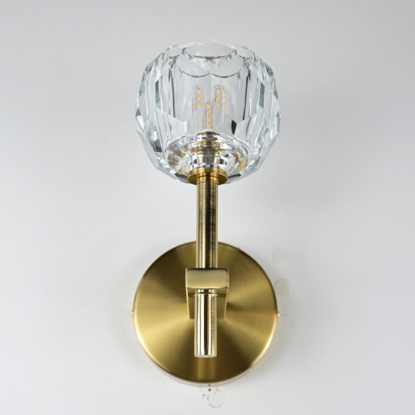 Бра Boule de Cristal Single Sconce Brass от ImperiumLoft