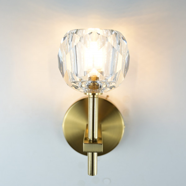 Бра Boule de Cristal Single Sconce Brass от ImperiumLoft