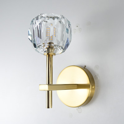 Бра Boule de Cristal Single Sconce Brass