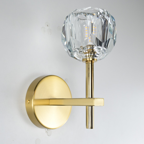 Бра Boule de Cristal Single Sconce Brass от ImperiumLoft