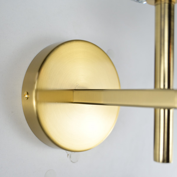 Бра Boule de Cristal Single Sconce Brass от ImperiumLoft