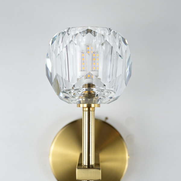 Бра Boule de Cristal Single Sconce Brass от ImperiumLoft