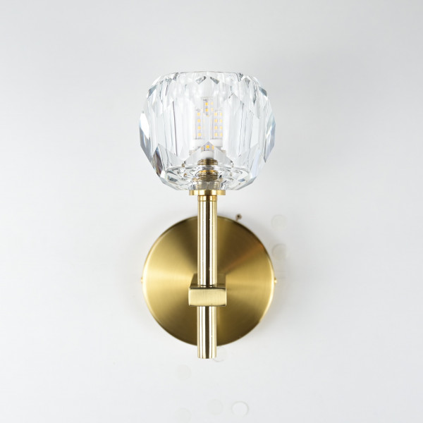 Бра Boule de Cristal Single Sconce Brass от ImperiumLoft