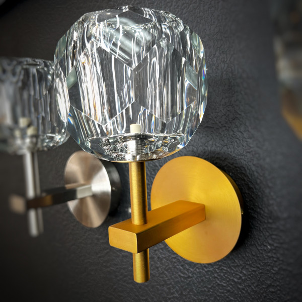 Бра Boule de Cristal Single Sconce Brass от ImperiumLoft