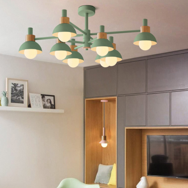 Люстра на штанге FANTA A 8 lights Green от ImperiumLoft