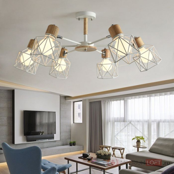 Потолочная люстра CORF B3 Champagne 8 lamps от ImperiumLoft