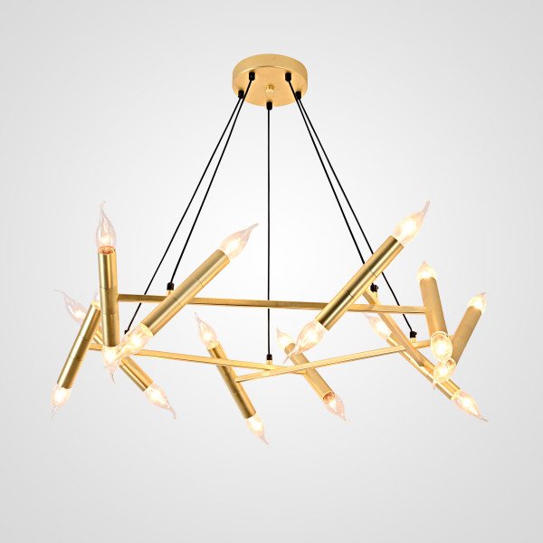 Подвесной светильник JONATHAN BROWNING Le Pentagone Chandelier 20 Light от ImperiumLoft