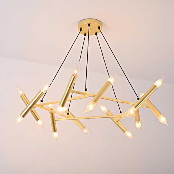 Подвесной светильник JONATHAN BROWNING Le Pentagone Chandelier 20 Light от ImperiumLoft