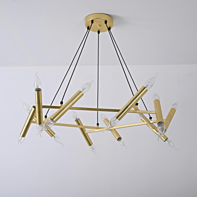 Подвесная люстра JONATHAN BROWNING Le Pentagone Chandelier 20 Light