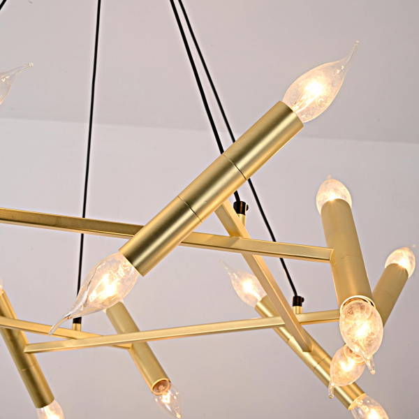 Подвесной светильник JONATHAN BROWNING Le Pentagone Chandelier 20 Light от ImperiumLoft