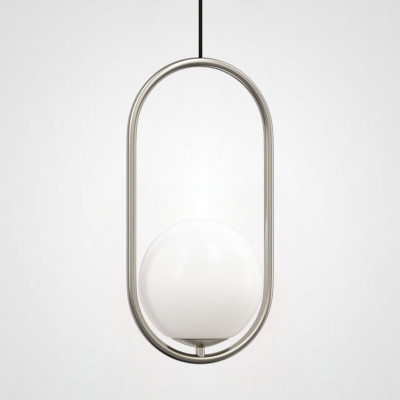 Подвесной светильник Matthew McCormick hoop 40 Silver MILA Pendant