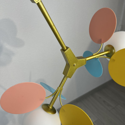 Люстра на штанге Light of MATISSE M L95 Multicolored