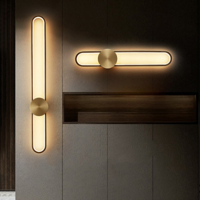 Настенный светильник HEIDY L H90 Brass