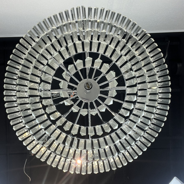 Люстра RH 1920s Odeon Clear Glass Fringe Chandelier D80 chrome от ImperiumLoft