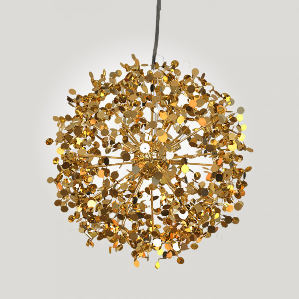 Люстра Tezani Argent Suspension Pendant lamp 85 gold D60 от ImperiumLoft