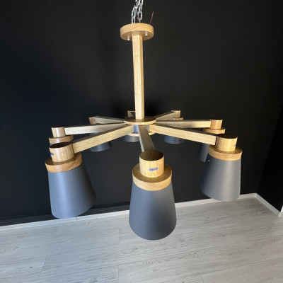 Потолочная люстра PROP 8 Grey