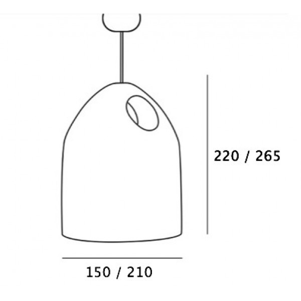 Подвесной светильник Large Oak D21 от ImperiumLoft