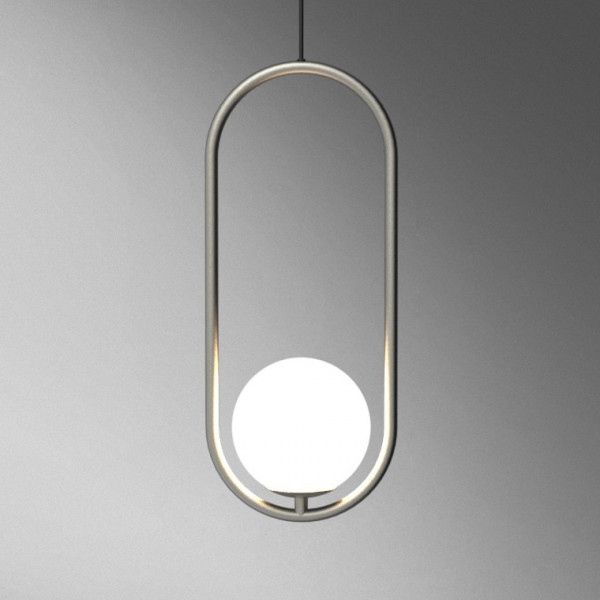 Подвесной светильник Matthew McCormick hoop 50 Black MILA Pendant от ImperiumLoft