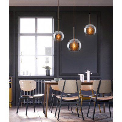 Подвесной светильник CATCH SMOKY D25