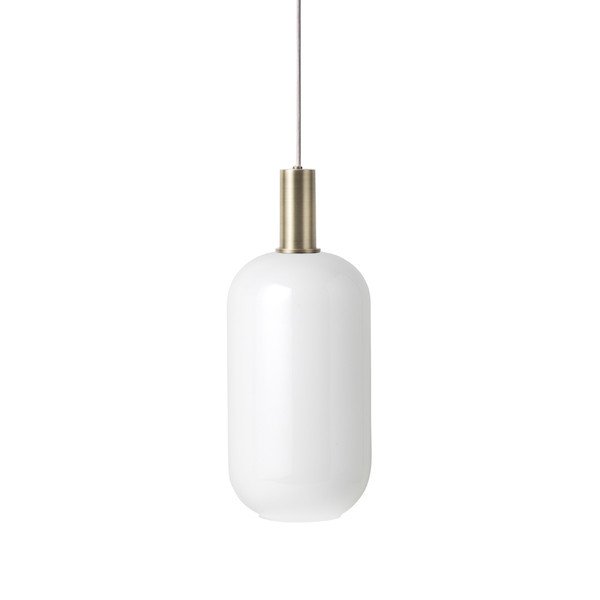 Подвесной светильник Ferm Living Opal Lamp вытянутый от ImperiumLoft