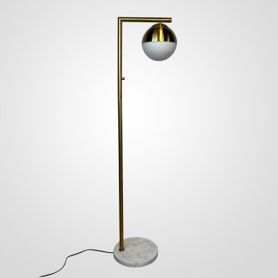 Торшер Geneva Single Glass Globe Floor Lamp