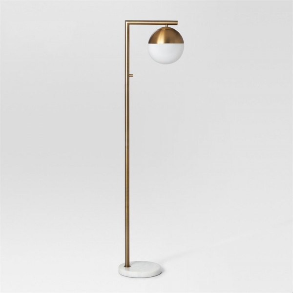 Торшер Geneva Single Glass Globe Floor Lamp от ImperiumLoft