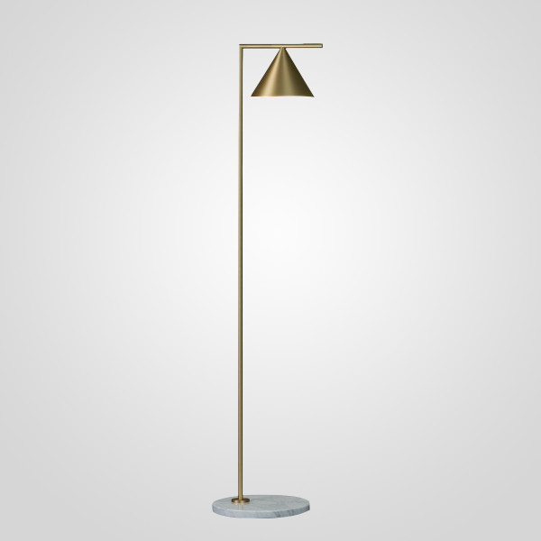 Торшер Captain Flint Cone floor lamp Капитан Флинт Gold от ImperiumLoft