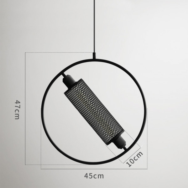 Подвесной светильник RESIST L35 Black от ImperiumLoft