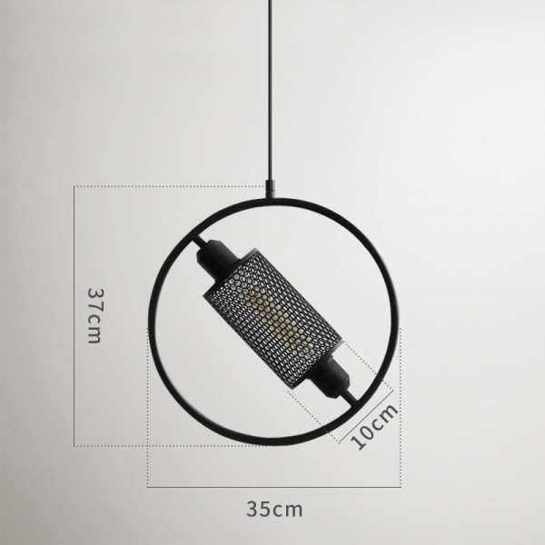 Подвесной светильник RESIST L35 Black от ImperiumLoft