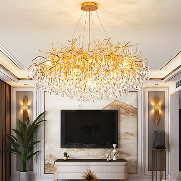 Люстра Droplet Chandelier oval L100 от ImperiumLoft