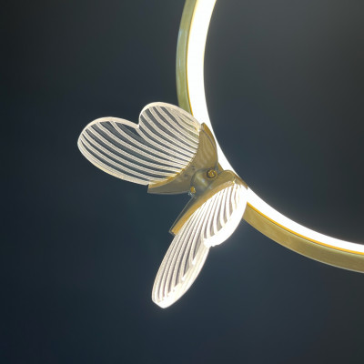 Подвесной светильник BABETTA RING 2 brass 4000К