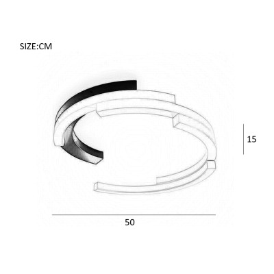 Потолочный светильник VIMA D50 Basic black