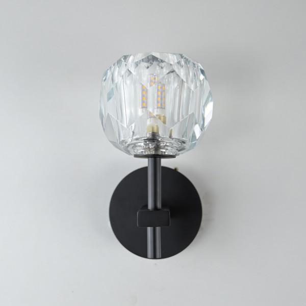 Бра Boule de Cristal Single Sconce Black от ImperiumLoft