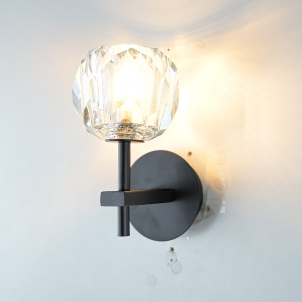 Бра Boule de Cristal Single Sconce Black от ImperiumLoft