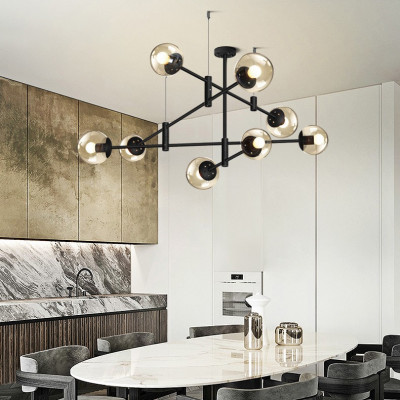 Люстра на штанге GAP черный