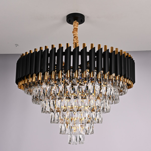 Подвесная люстра Empire Black Chandelier Crystal D 70 от ImperiumLoft