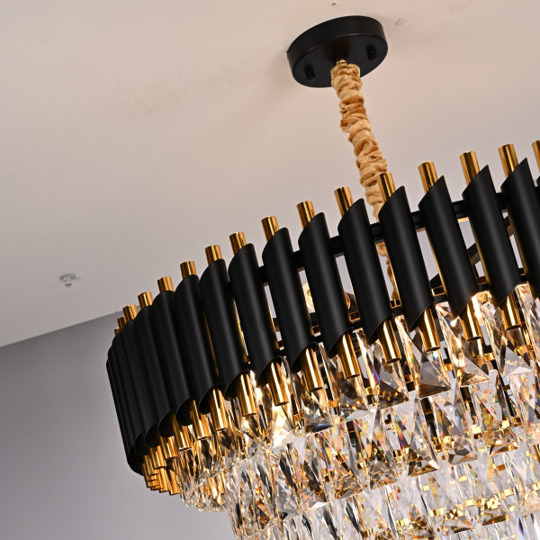 Подвесная люстра Empire Black Chandelier Crystal D 70 от ImperiumLoft