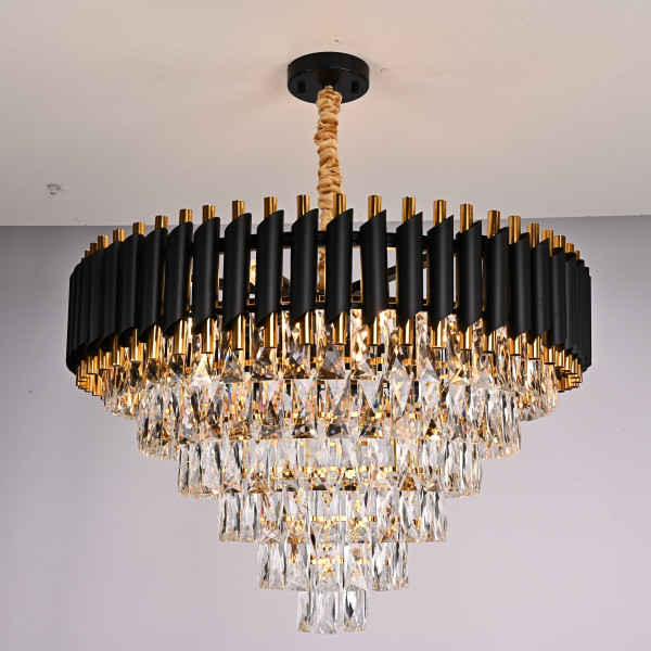 Подвесная люстра Empire Black Chandelier Crystal D 70 от ImperiumLoft