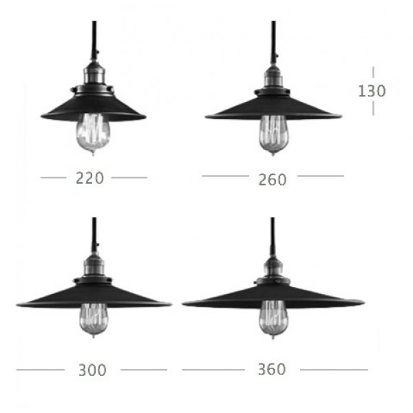 Подвесной светильник Loft Cone Pendant 30 от ImperiumLoft