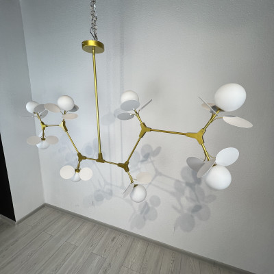 Люстра на штанге Light of MATISSE M L120 White