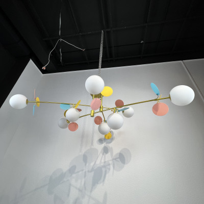 Потолочная люстра Light of MATISSE B D120 Gold Multicolor