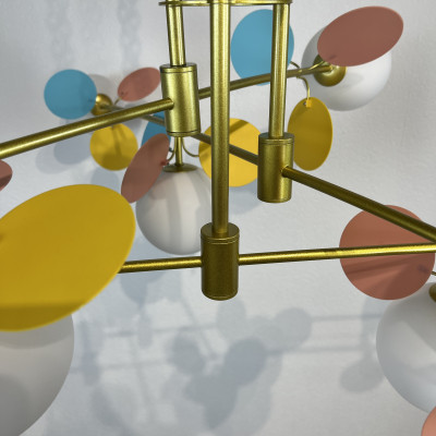 Потолочная люстра Light of MATISSE B D120 Gold Multicolor