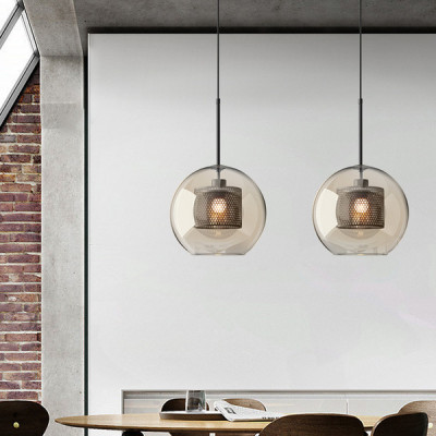 Подвесной светильник CATCH AMBER Pear L D30