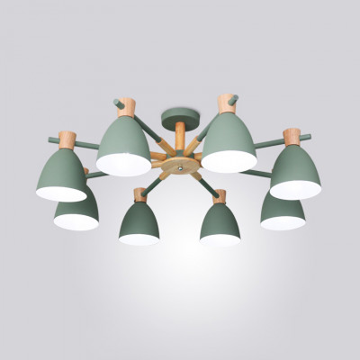 Потолочная люстра FOLKE 8 Green