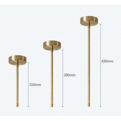 Люстра на штанге Cherry Bomb 16 balls Gold