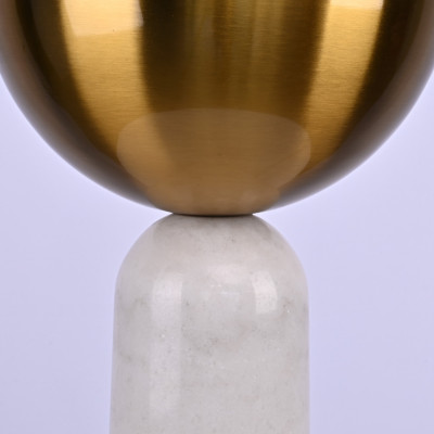 Настольная лампа Marble Globe White 